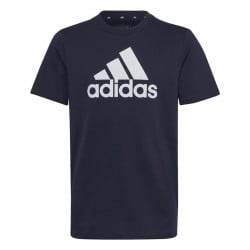 Kurzarm-T-Shirt für Kinder Adidas Schwarz