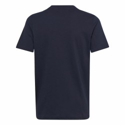 Kurzarm-T-Shirt für Kinder Adidas Schwarz