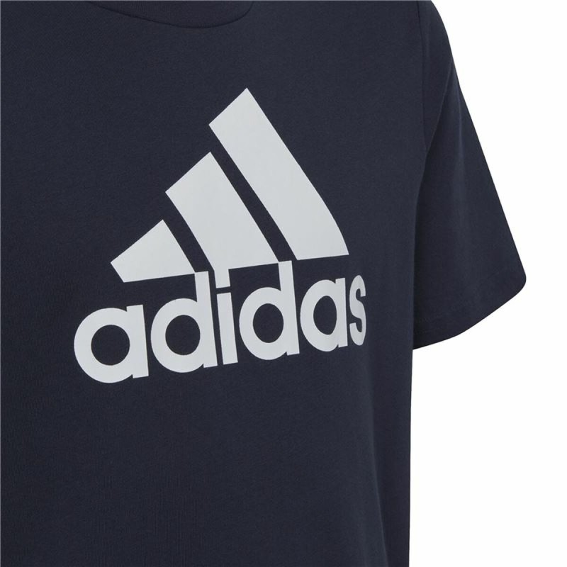 Kurzarm-T-Shirt für Kinder Adidas Schwarz