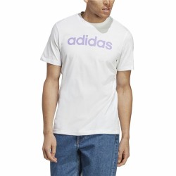 Men’s Short Sleeve T-Shirt Adidas Essentials White