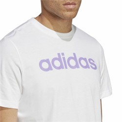 Herren Kurzarm-T-Shirt Adidas Essentials Weiß