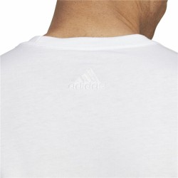 Herren Kurzarm-T-Shirt Adidas Essentials Weiß