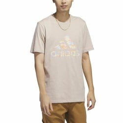 Herren Kurzarm-T-Shirt Adidas Beige Tarnfarbe