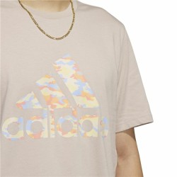 T-shirt à manches courtes homme Adidas Beige Camouflage