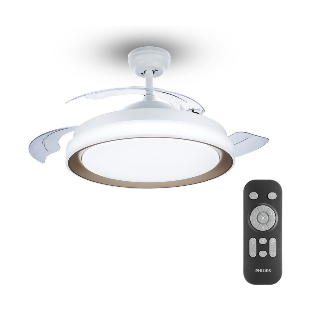Deckenventilator mit Lampe Philips Atlas Gold 35 W 28 W 4500 Lm (2700 K)