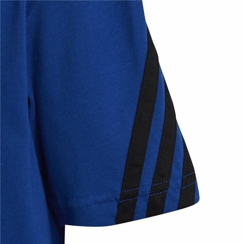 Kurzarm-T-Shirt für Kinder Adidas Spider-Man Blau