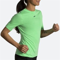 T-shirt à manches courtes femme Brooks High Point Vert