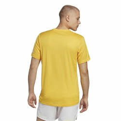 Herren Kurzarm-T-Shirt Adidas Run It Gelb