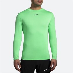 Herren Langarm-T-Shirt Brooks High Point grün