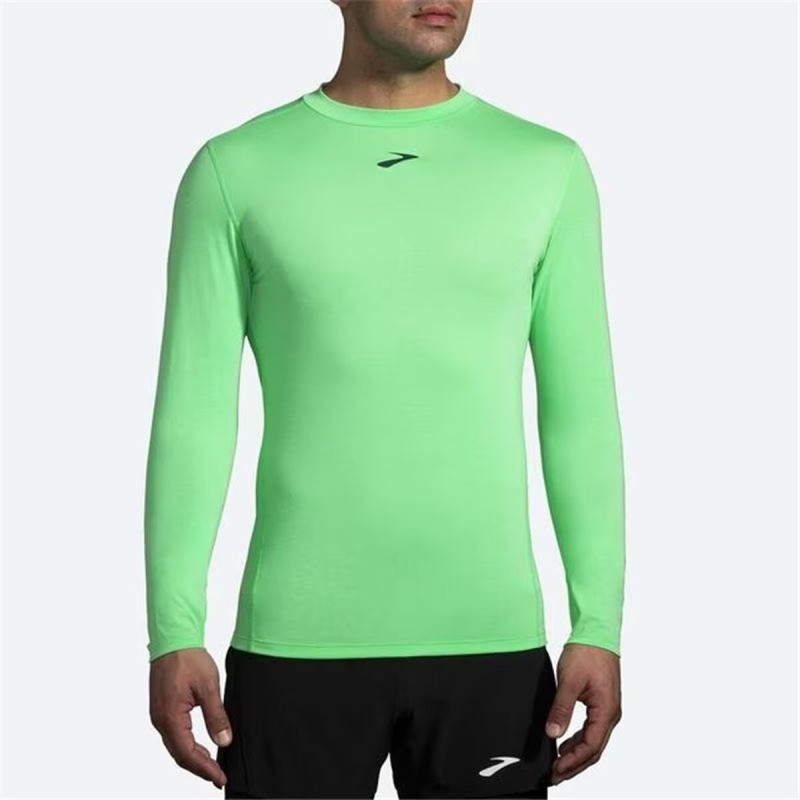 Men’s Long Sleeve T-Shirt Brooks High Point Green