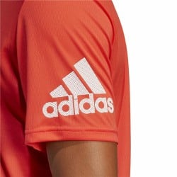 Men’s Short Sleeve T-Shirt Adidas Run It Orange