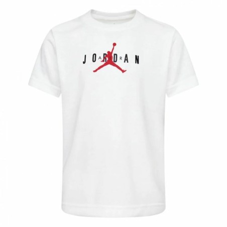 Kurzarm-T-Shirt für Kinder Jordan Jumpman Graphic Weiß