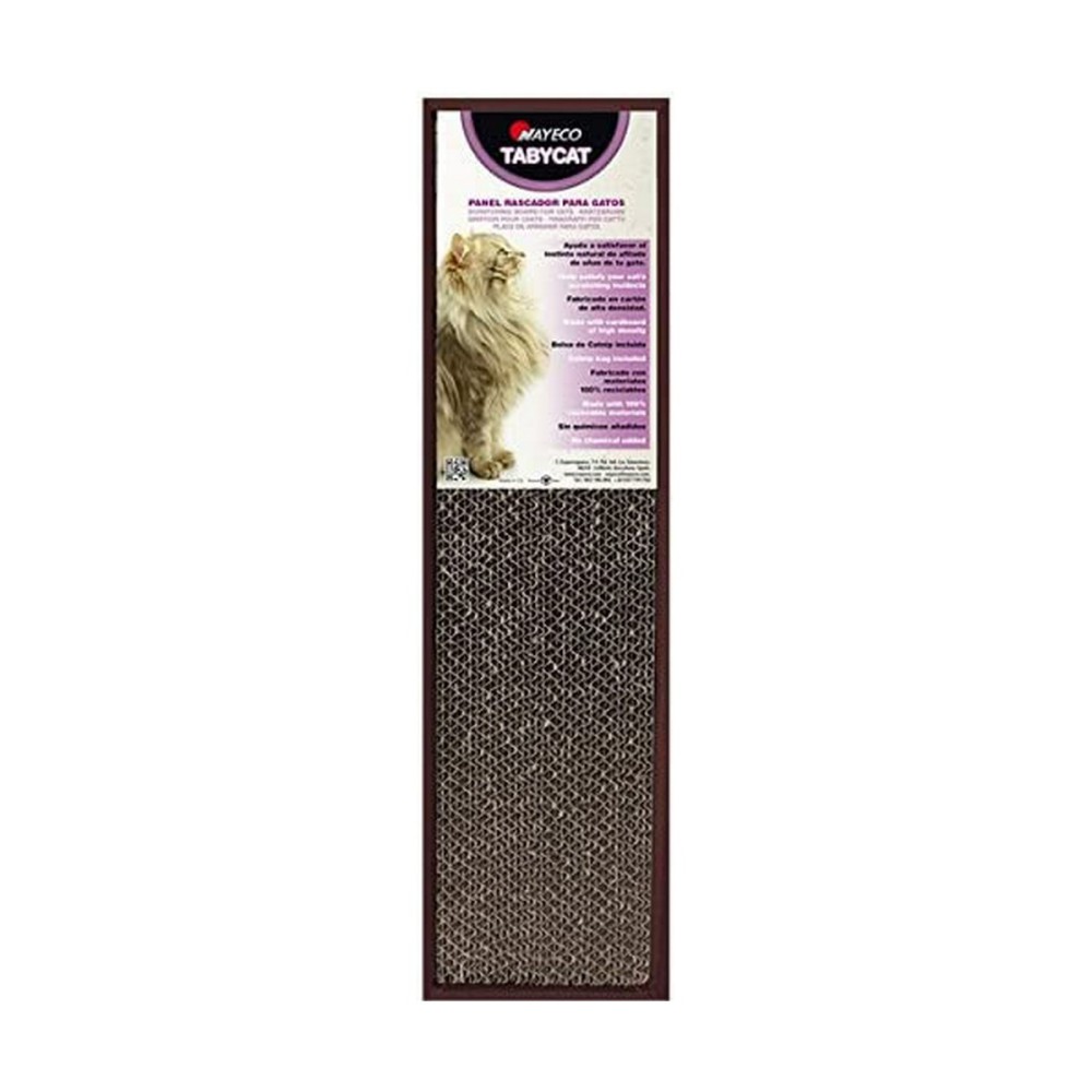 Kratzbaum für Katzen Nayeco TABY CAT Braun Pappe 48 x 13 x 4 cm