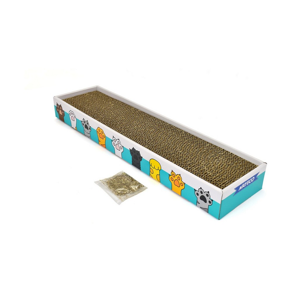 Kratzbaum für Katzen Nayeco TABY CAT Braun Pappe 48 x 13 x 4 cm