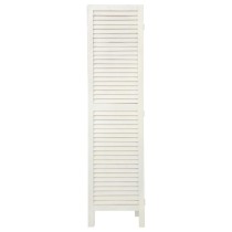 Paravent Atmosphera Blanc Bois de paulownia (170 x 119 cm)