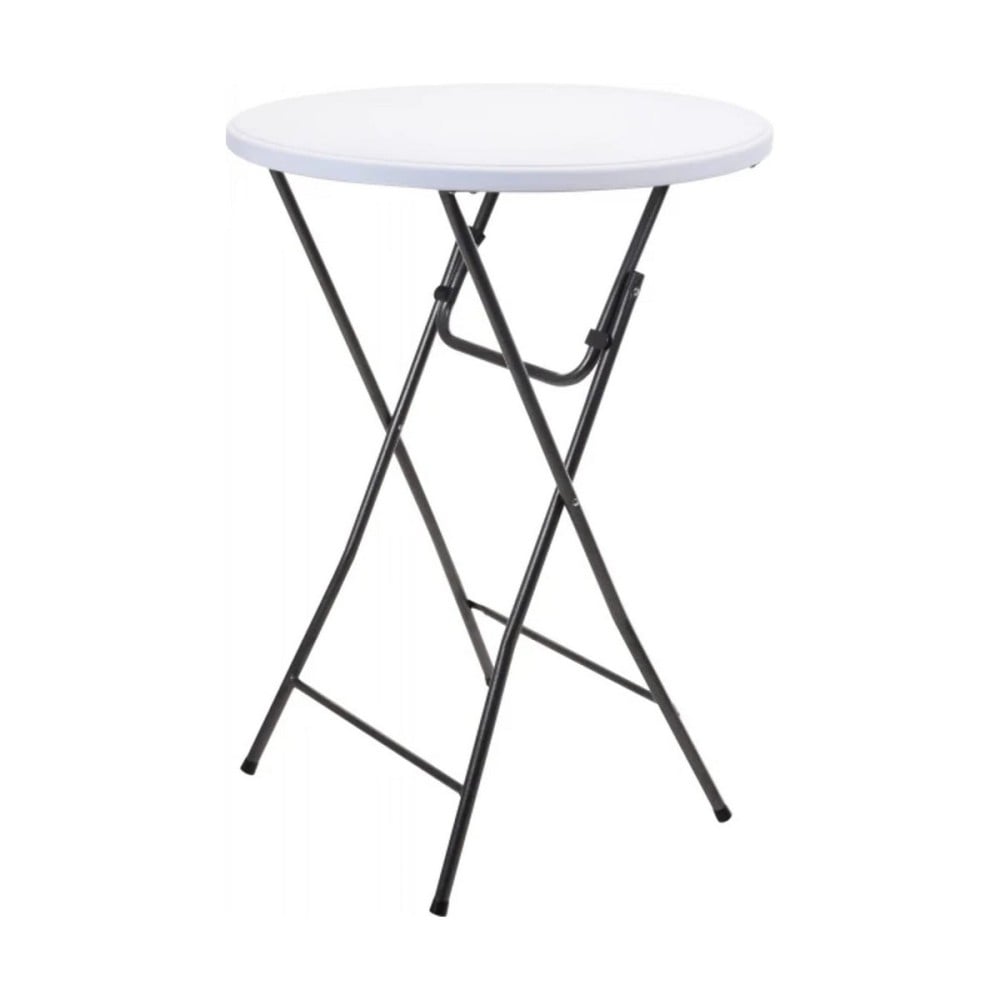 Table Piable Progarden Blanc Anthracite Ø 80 x 110 cm