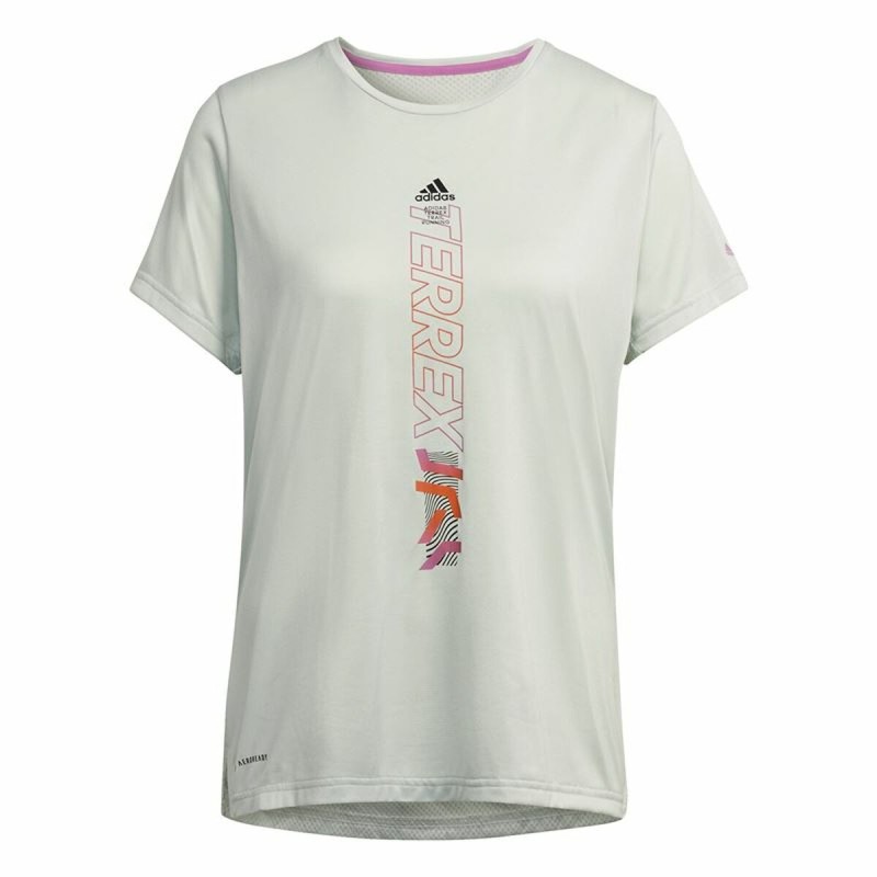 Damen Kurzarm-T-Shirt Adidas Agravic Warmes Weiß