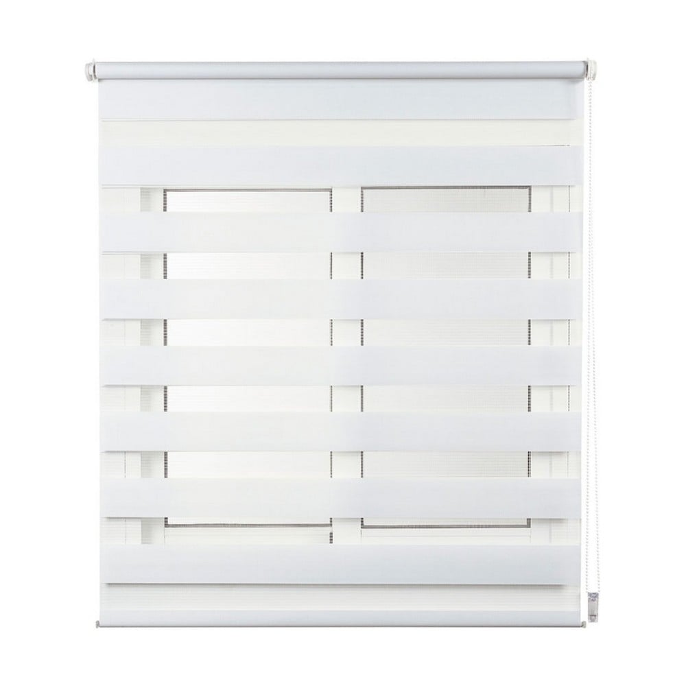 Roller blinds Stor Planet Clip&Fix Night&Day White 150 x 180 cm