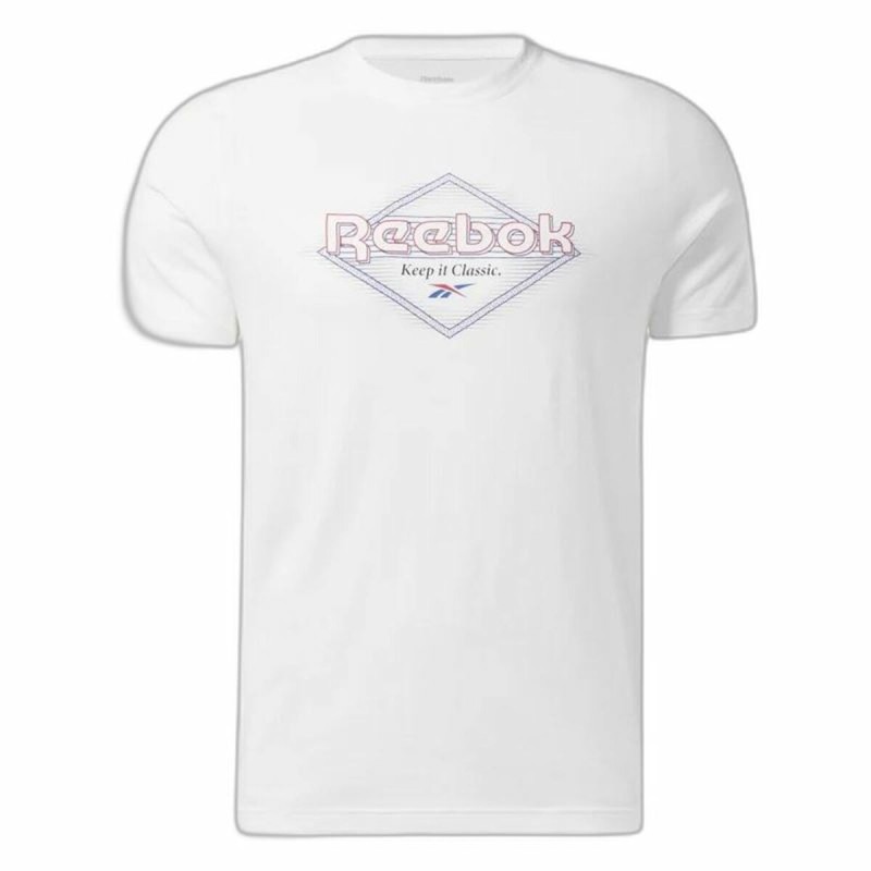 T-shirt à manches courtes homme Reebok Graphic Series Blanc