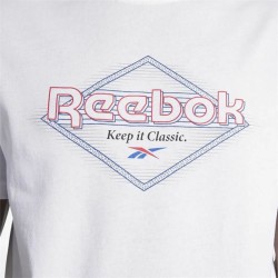 Herren Kurzarm-T-Shirt Reebok Graphic Series Weiß