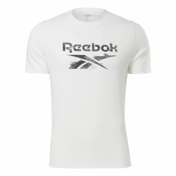 Herren Kurzarm-T-Shirt Reebok Indentity Modern Camo Weiß Tarnfarbe