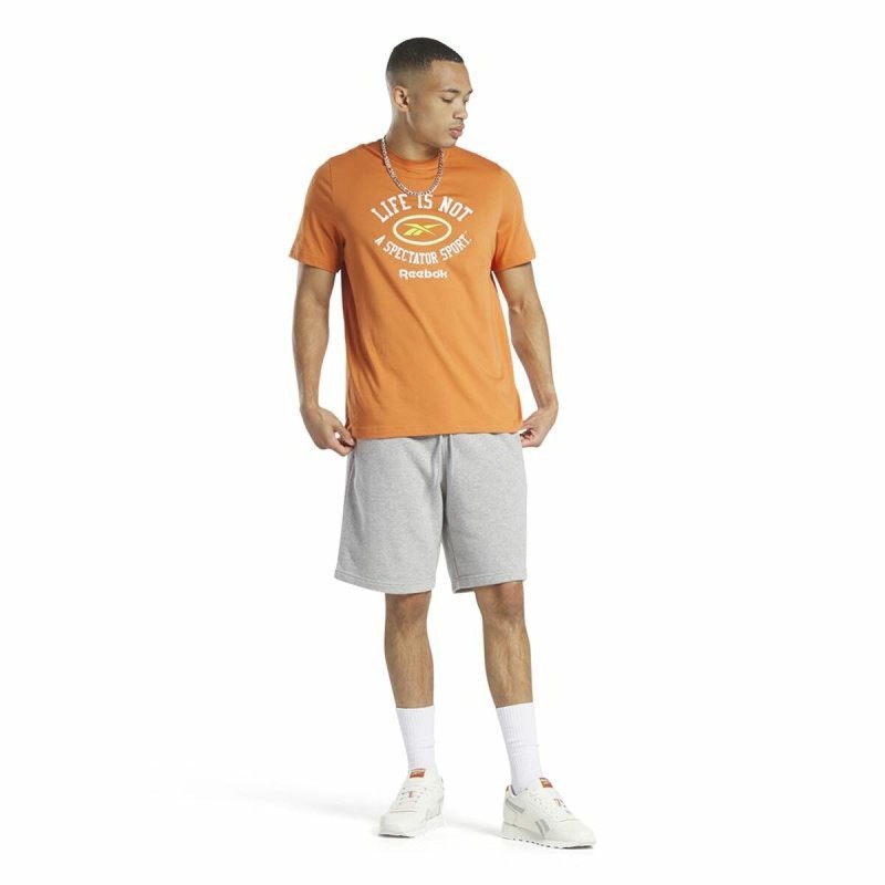 Herren Kurzarm-T-Shirt Reebok Graphic Series Orange