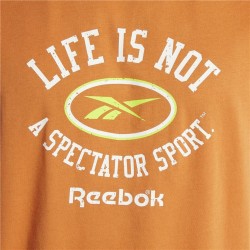 Herren Kurzarm-T-Shirt Reebok Graphic Series Orange