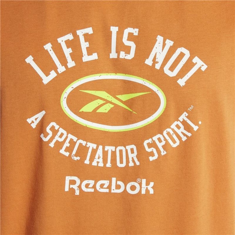 T-shirt à manches courtes homme Reebok Graphic Series Orange