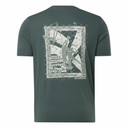 Herren Kurzarm-T-Shirt Reebok Graphic Series grün