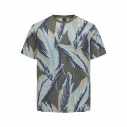 Herren Kurzarm-T-Shirt Only & Sons Onskobe Reg Banana Leaf Olive