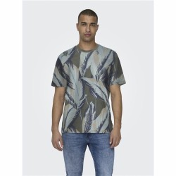 Herren Kurzarm-T-Shirt Only & Sons Onskobe Reg Banana Leaf Olive