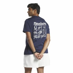 Herren Kurzarm-T-Shirt Reebok GS Tailgate Team Dunkelblau