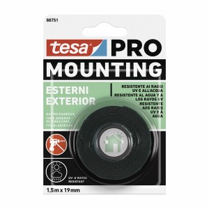 Doppelseitiges Klebeband TESA Mounting Pro Außenbereich 19 mm x 1,5 m Bunt