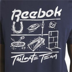 Men’s Short Sleeve T-Shirt Reebok GS Tailgate Team Dark blue