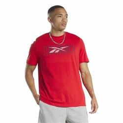 Herren Kurzarm-T-Shirt Reebok Graphic Series Rot