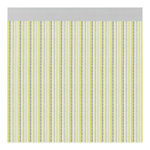 Vorhang Acudam Brescia Türen Gelb Außenbereich PVC Aluminium 90 x 210 cm