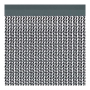 Curtain Acudam Manacor Doors Silver Exterior PVC Aluminium 90 x 210 cm