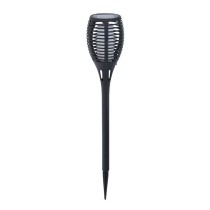 Solar garden lights Progarden Black polypropylene Ø 10 x 58 cm Solar Flame effect
