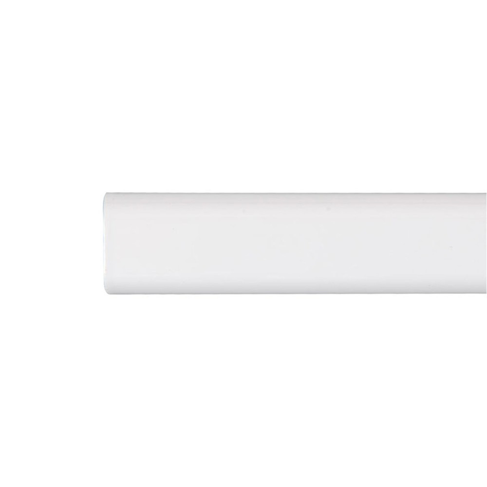 Kleiderstange für Schrank Stor Planet Cintacor Weiß Oval 150 cm 15 x 25 mm