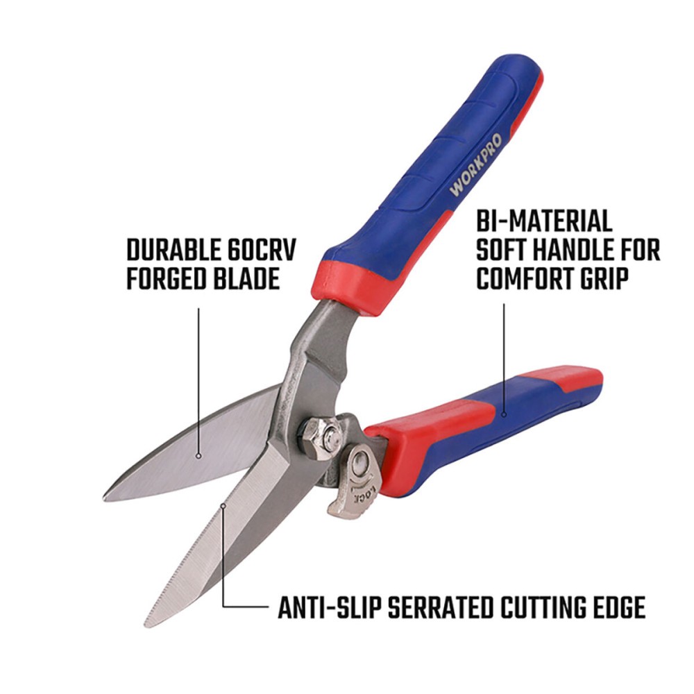 Scissors Workpro Forged steel 20 cm