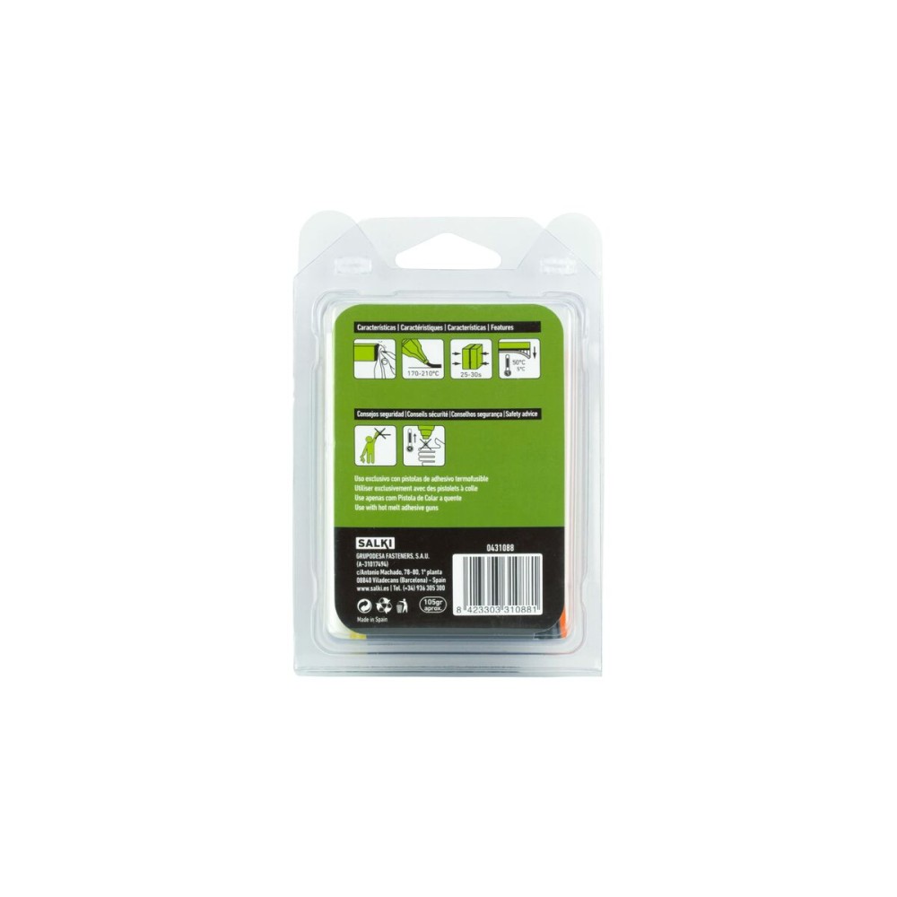 Hot melt glue sticks Salki 431088 Multicolour Decoration Ø 8 x 95 mm 105 g (22 Units)