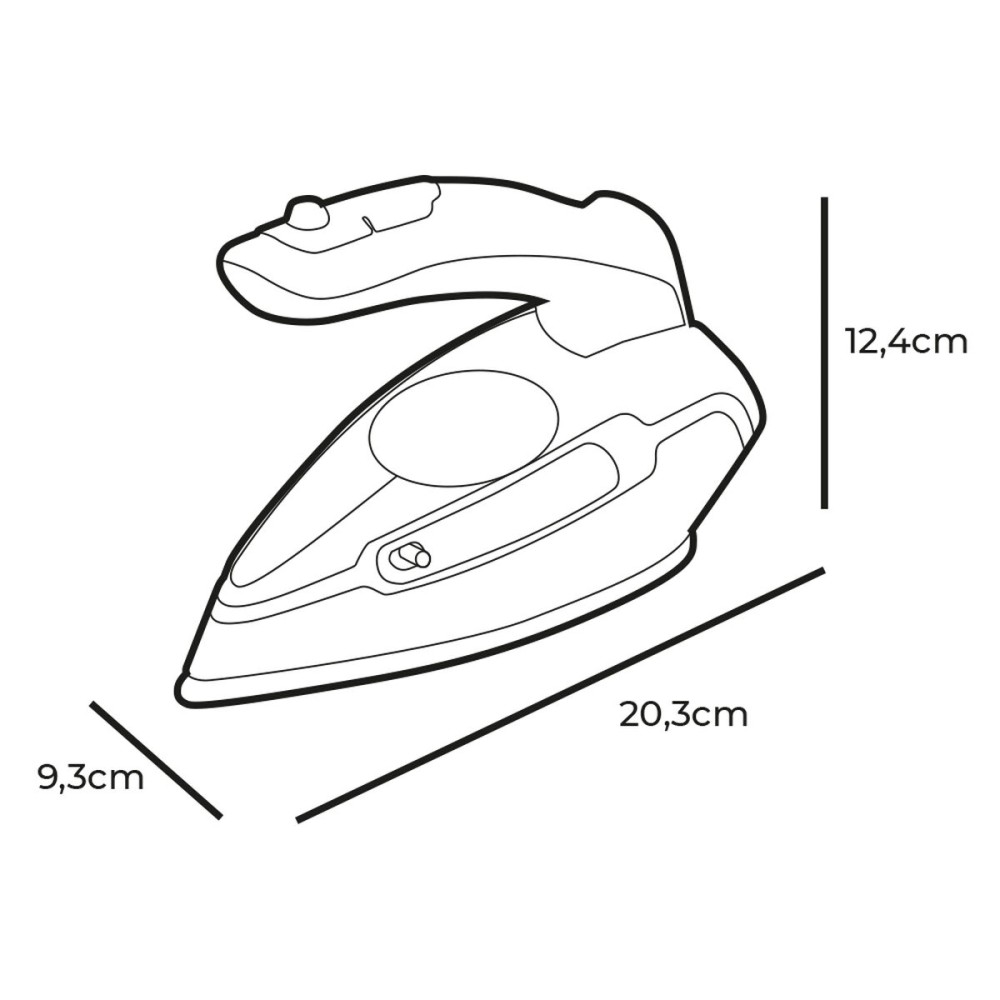 Steam Iron EDM 07305 Blue Travel