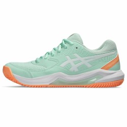 Chaussures de Padel pour Adultes Asics Gel-Dedicate 8 Turquoise Aigue marine