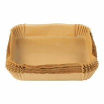 Papier für Heißluftfritteuse Masterpro bgmp-7606 26 x 26 x 4,5 cm (100 Stück)