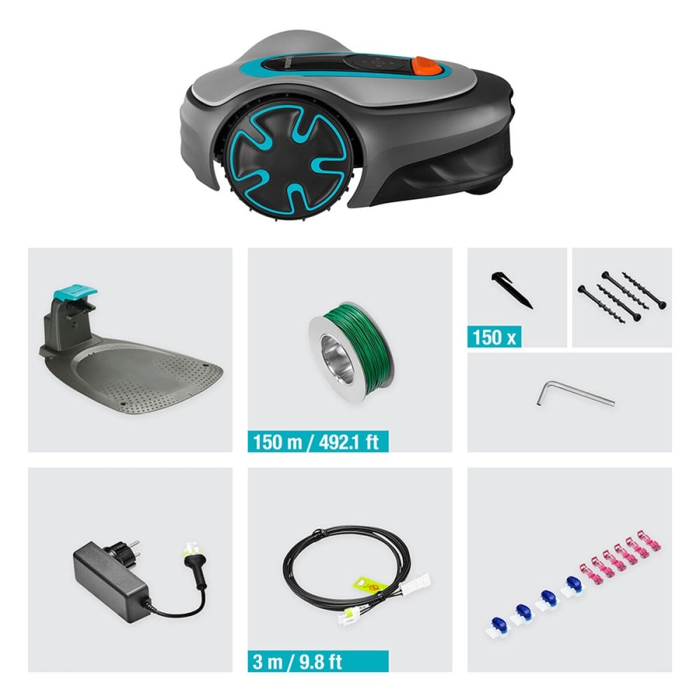 Lawn mowing robot Gardena Smart Sileno 15201-34 250 m