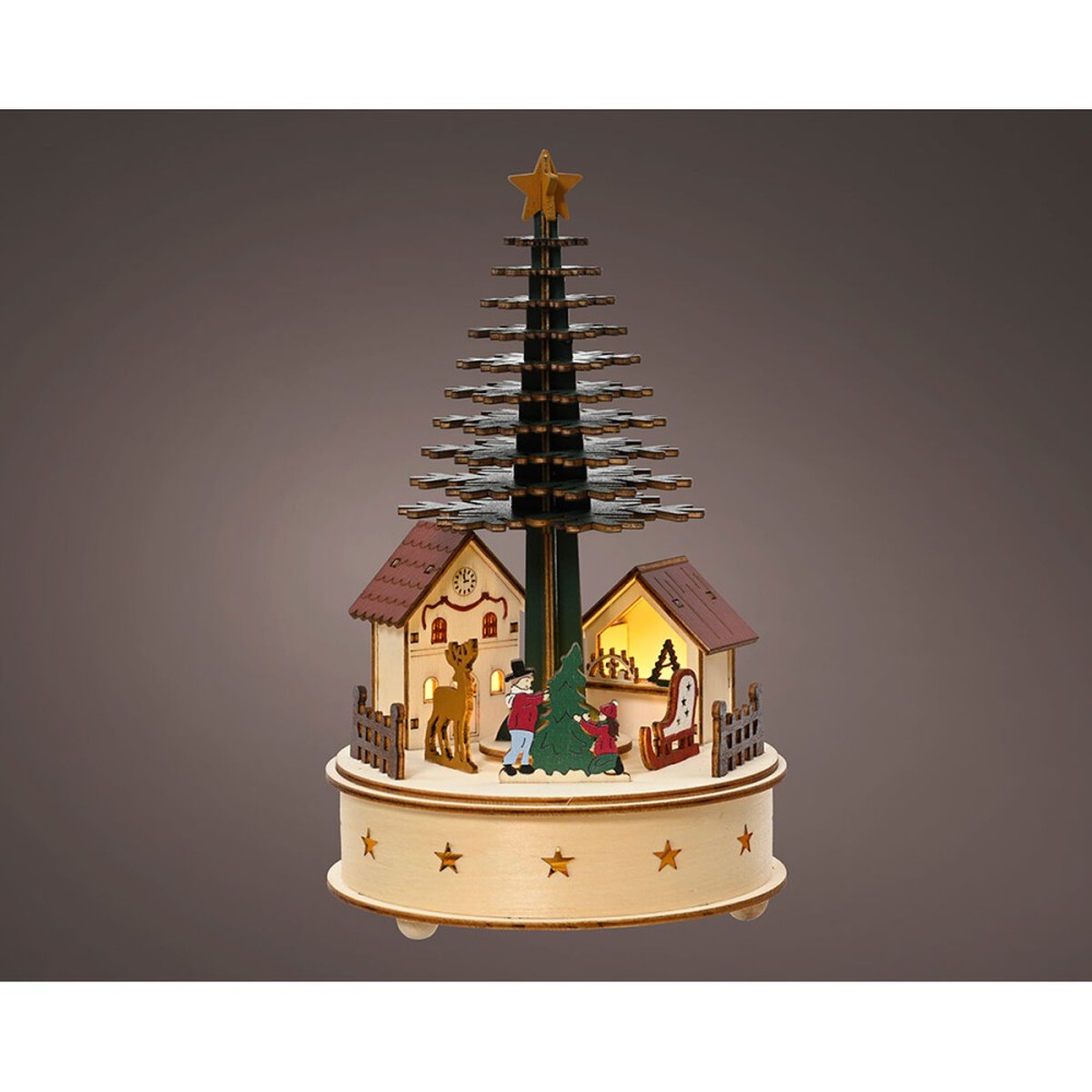 Christmas bauble Lumineo Small house 15 x 25 cm MicroLED