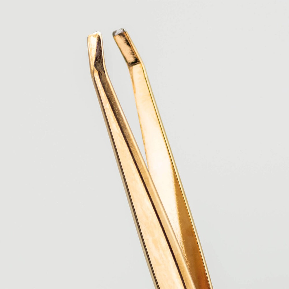 Pinzetten zur Haarentfernung 3 Claveles Gold Krabbe