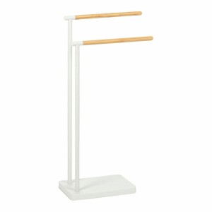 Porte Serviettes sur Pied Andrea House ba72128 Blanc Métal 30 x 20 x 78 cm