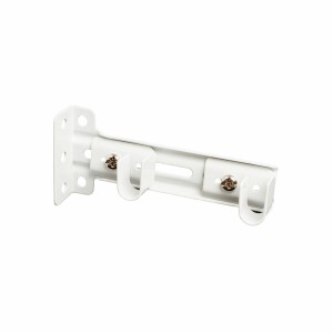 Support pour rail de rideau Stor Planet Cintacor Blanc
