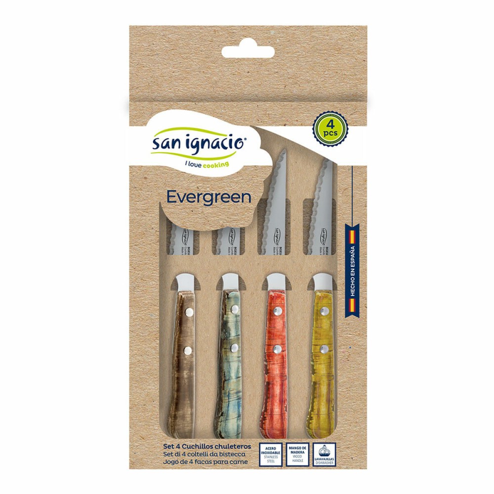Steakmesser-Set San Ignacio Evergreen BGEU-6076 Edelstahl